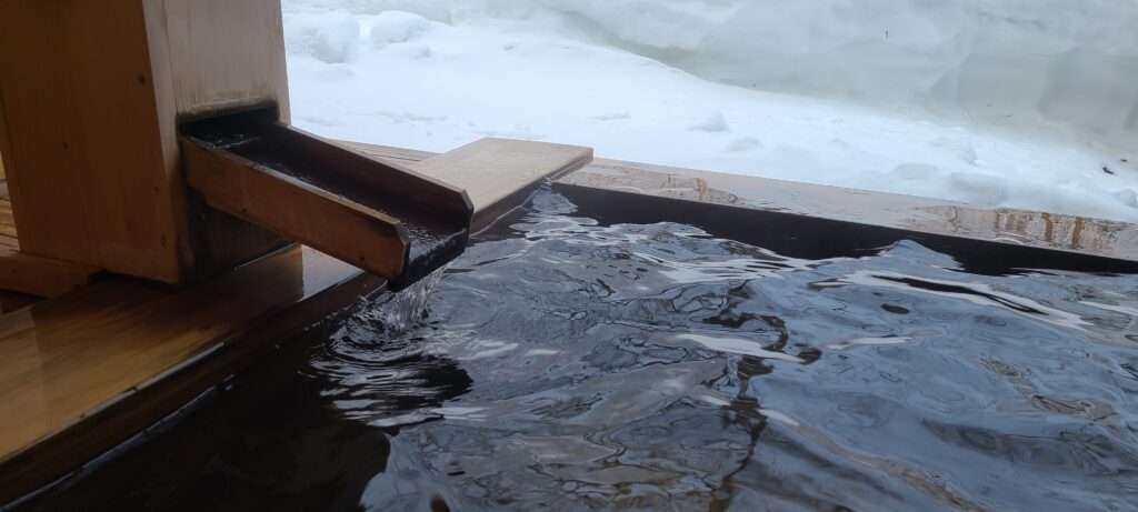 乳頭温泉郷 六庵 客室露天風呂