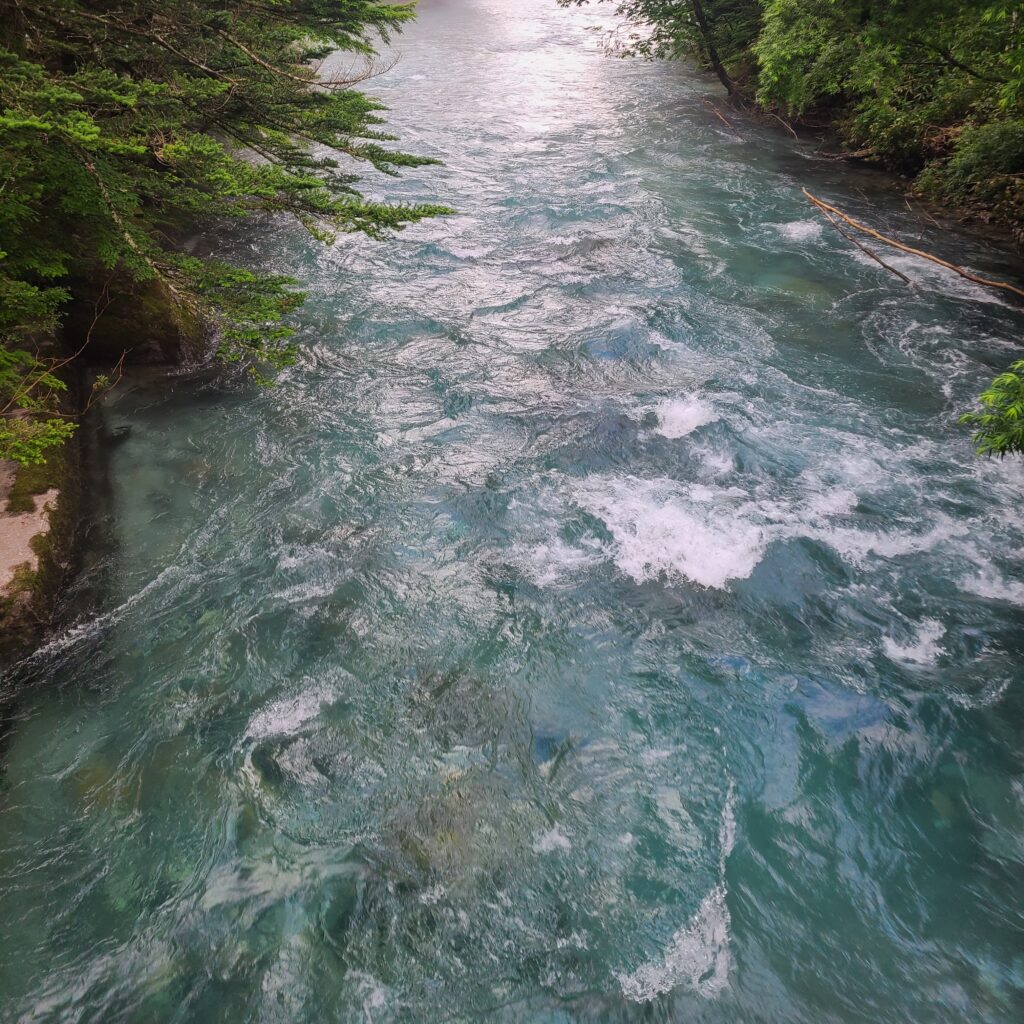 上高地　穂高橋
