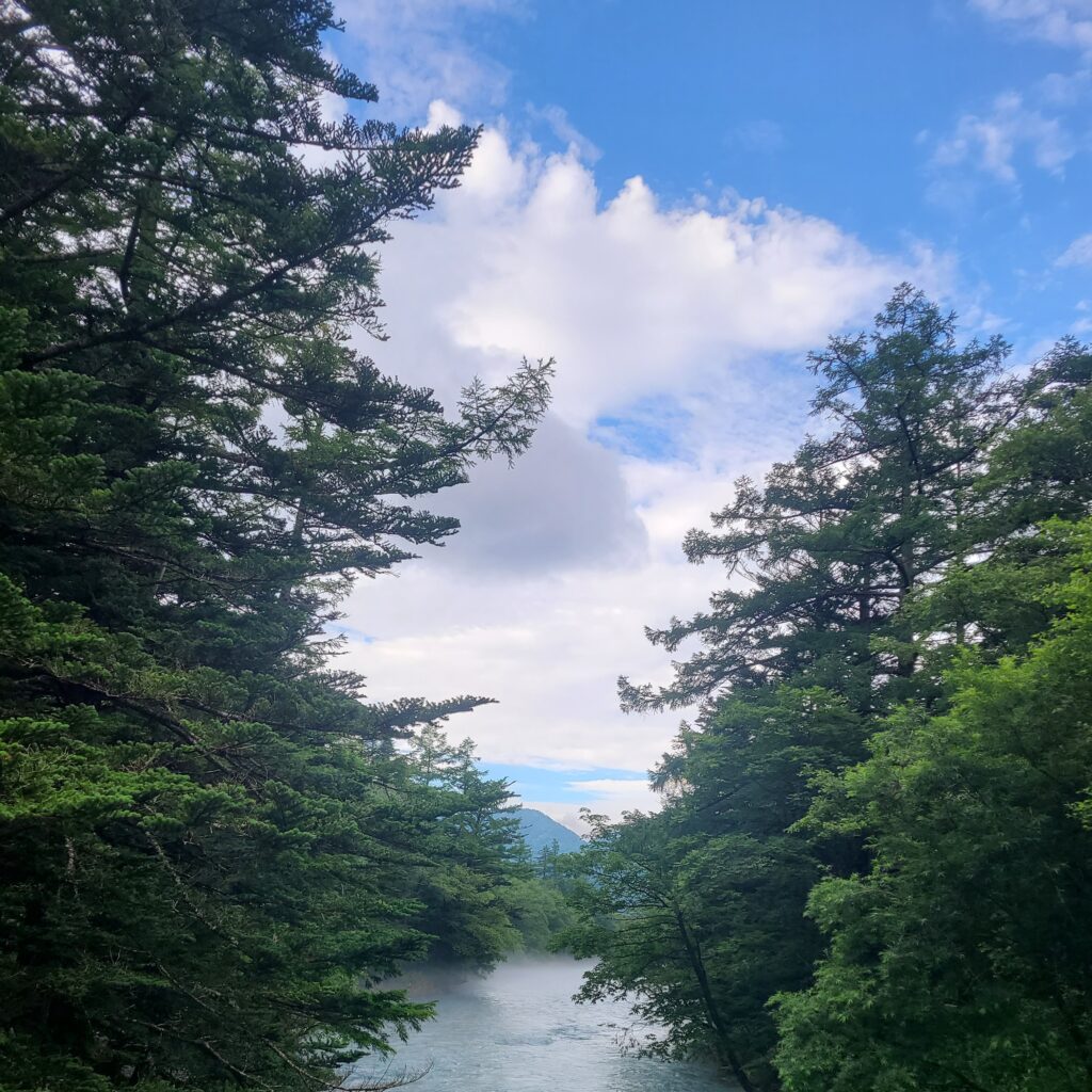 上高地　穂高橋