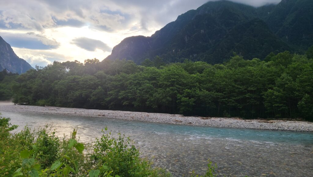 上高地　梓川