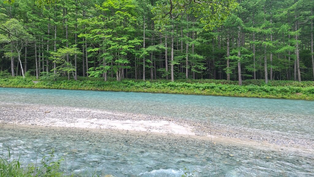 上高地　梓川