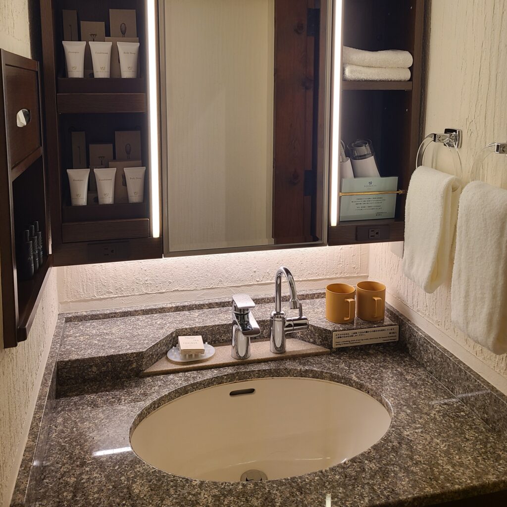 上高地帝国ホテル　洗面所