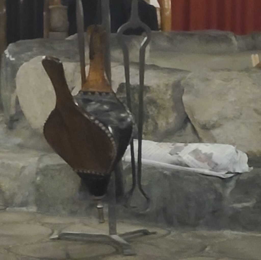 上高地帝国ホテル　マントルピース点火式