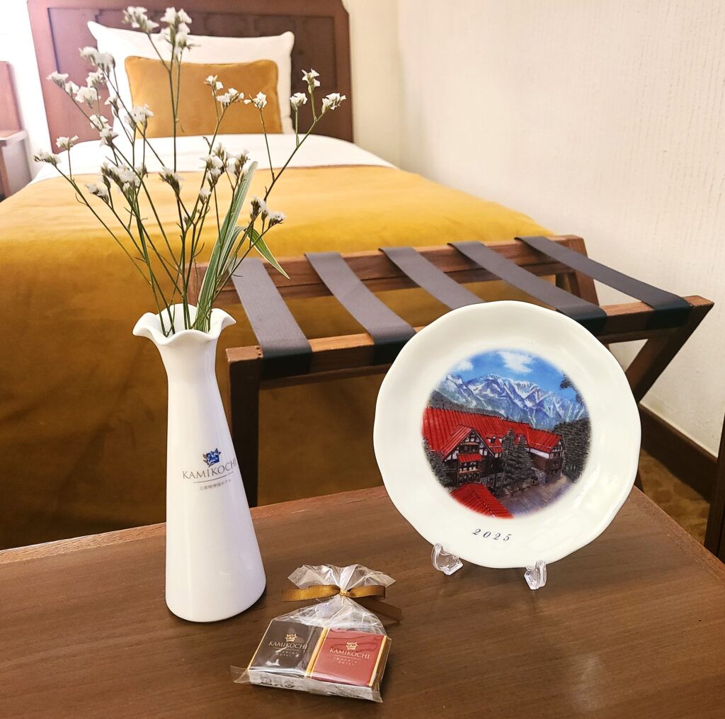 上高地帝国ホテル　記念プレート