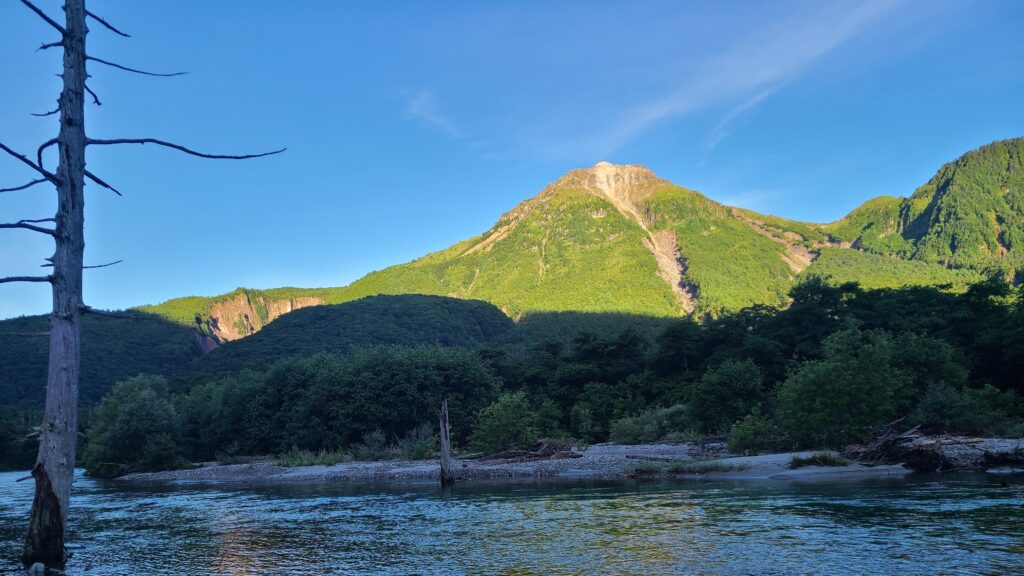 早朝の上高地　大正池