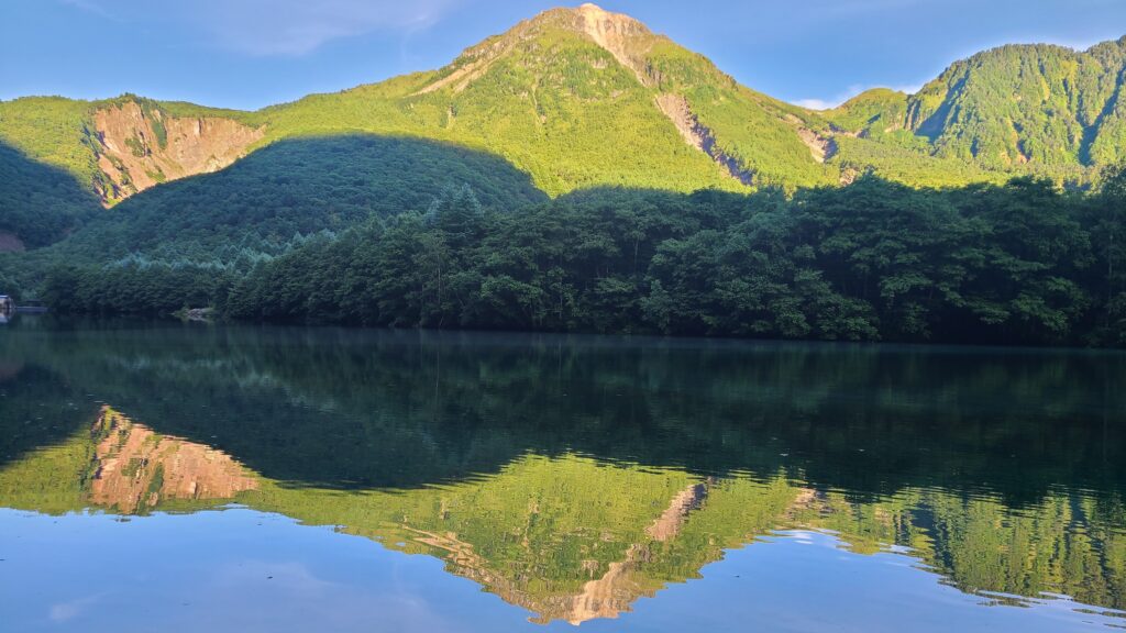 早朝の上高地　大正池