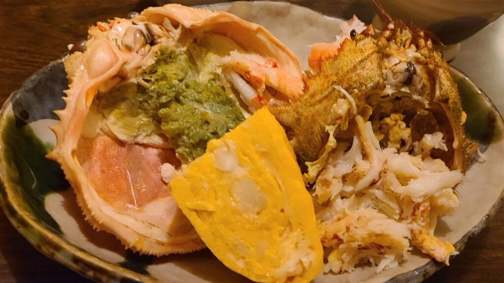 弘前　地元居酒屋　カニ料理