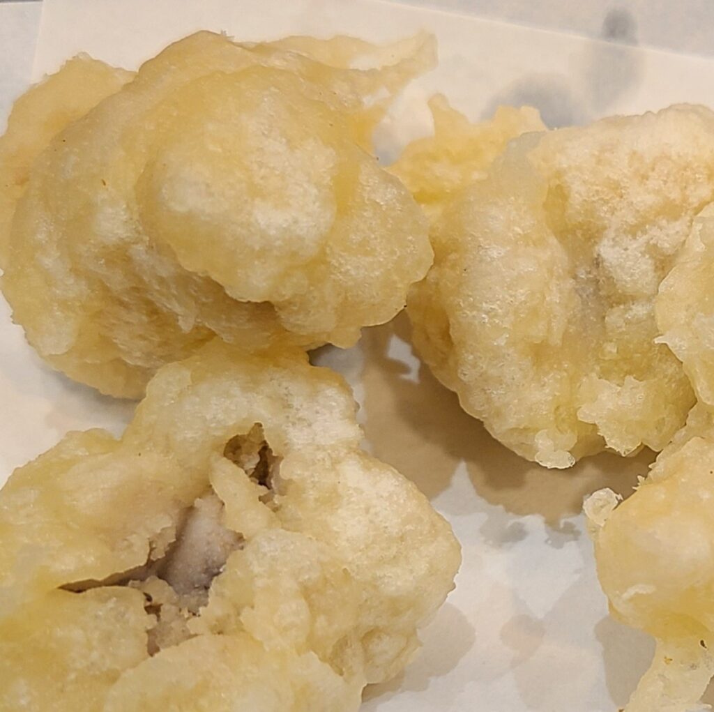 秋田　永楽食堂　だだみ天ぷら