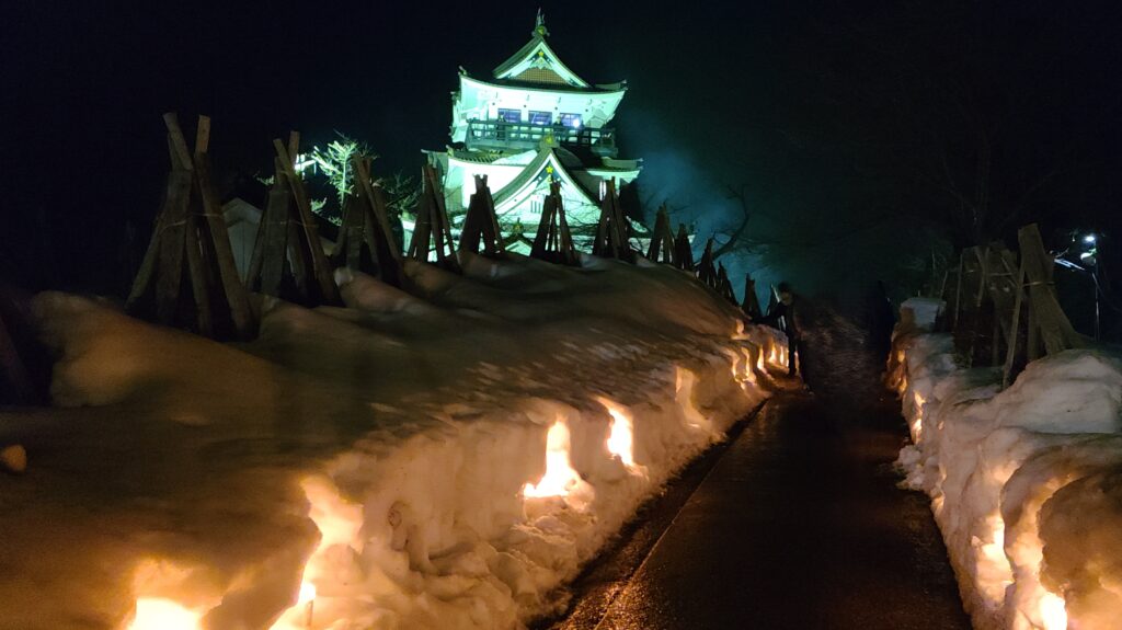 横手城とかまくら