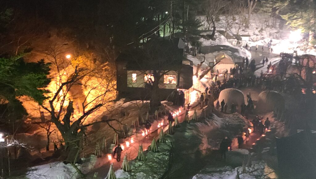 横手城天守閣からの景色