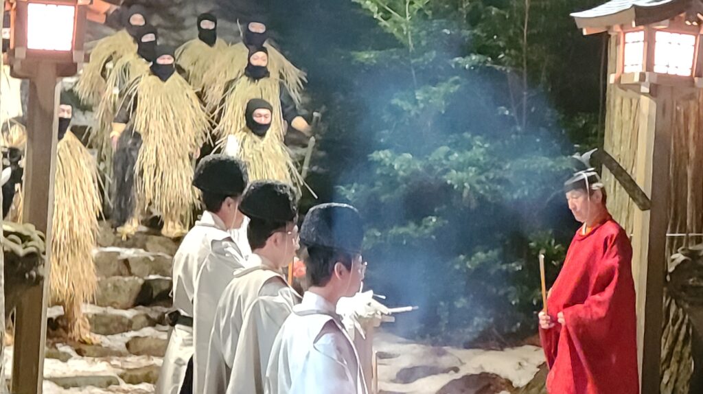 なまはげ祭り　なまはげ入魂　前