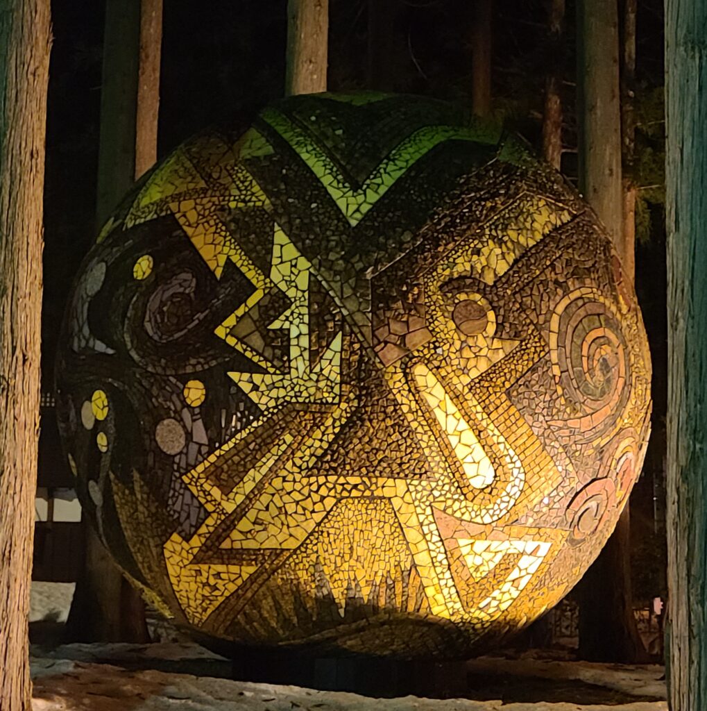 なまはげ祭り　なまはげ館　オブジェ