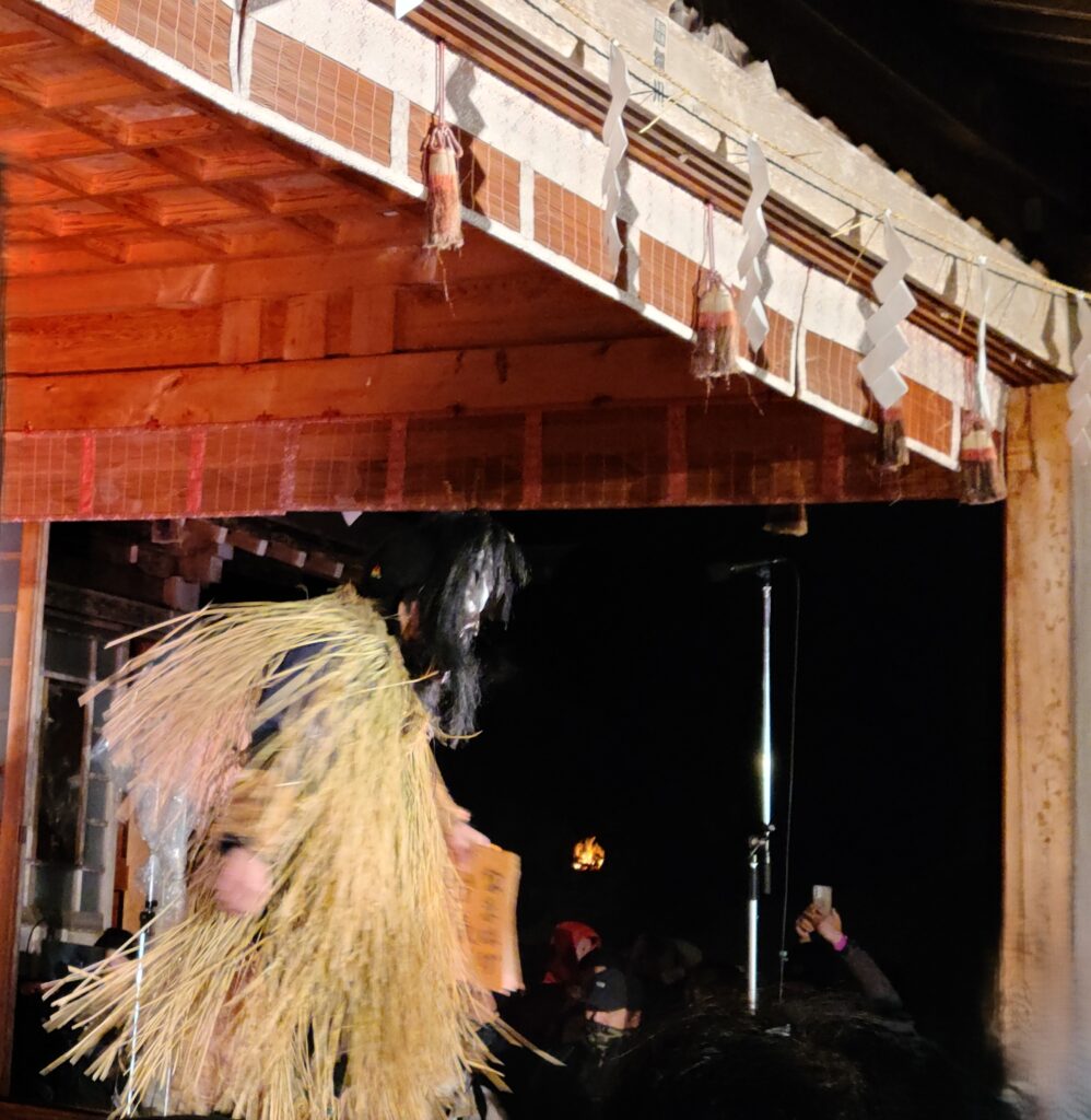 なまはげ祭り　行事再現