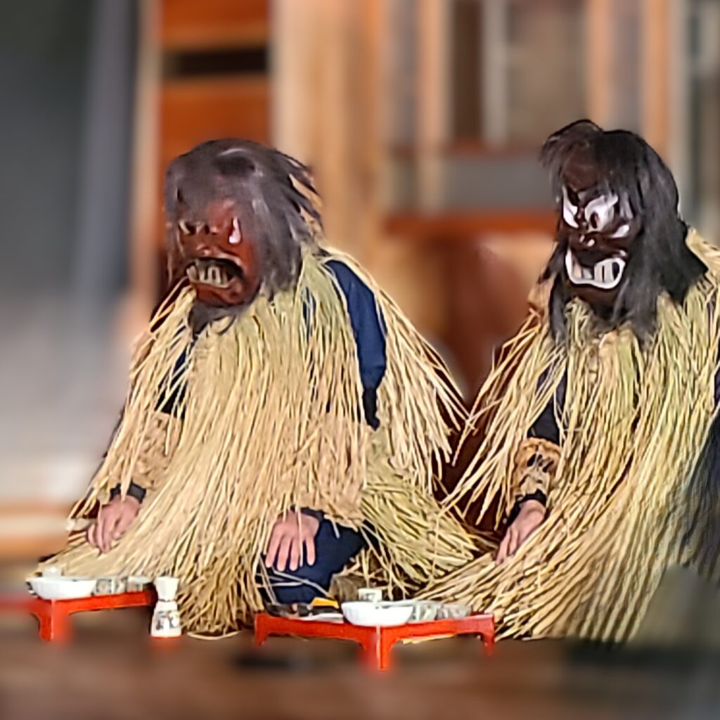 なまはげ祭り　行事再現