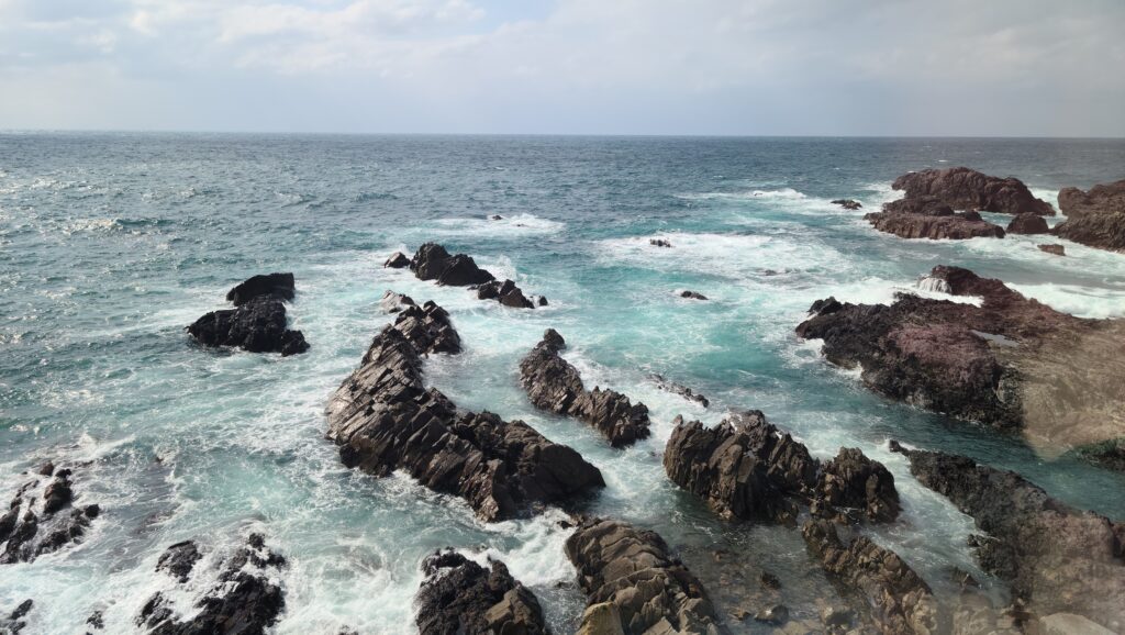 男鹿半島　男鹿水族館GAO　休憩スペースからの眺望