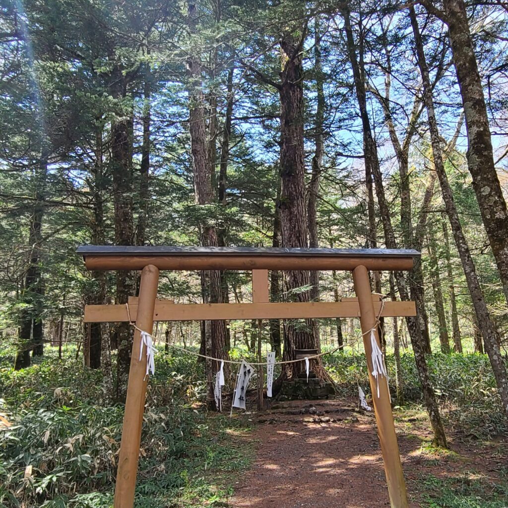上高地　大山大明神