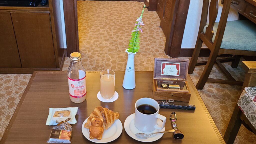 上高地帝国ホテル　部屋での朝食